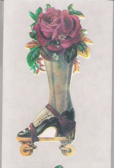 Shoe with Red Rose