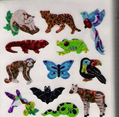 Mini Pearly Jungle Animals
