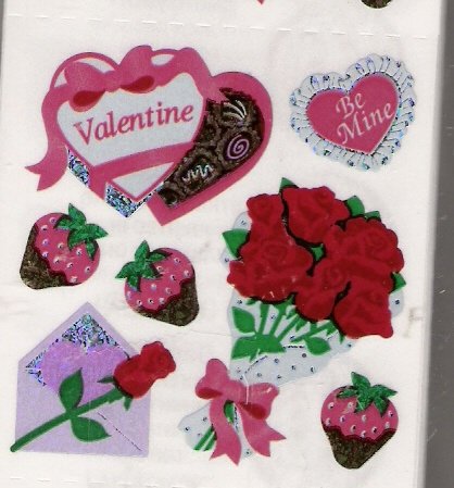 Valentine Heart with Flowers