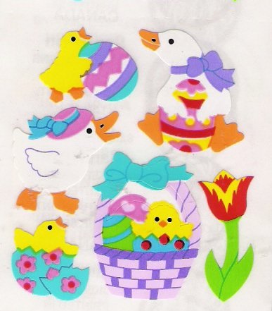 Ducks in an Easter Basket