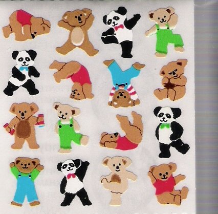 Mini Bears Exercising