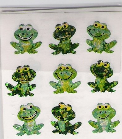 Sitting Smiling Frogs