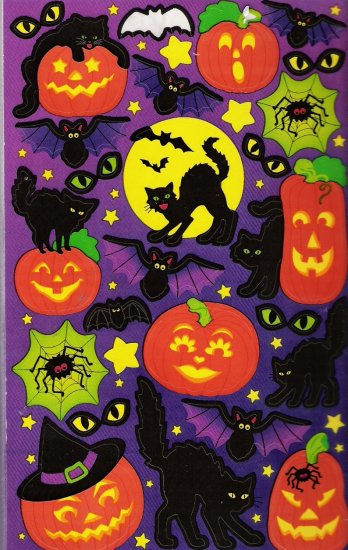Maxi Halloween Cats and Pumpkins