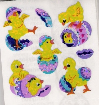Pearly Chicks with Eggs