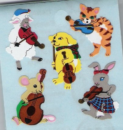 Animals Playing the Violin