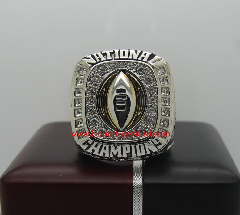 2015 2016 Alabama Crimson Tide CFP National Championship Ring 8-14S with wooden case