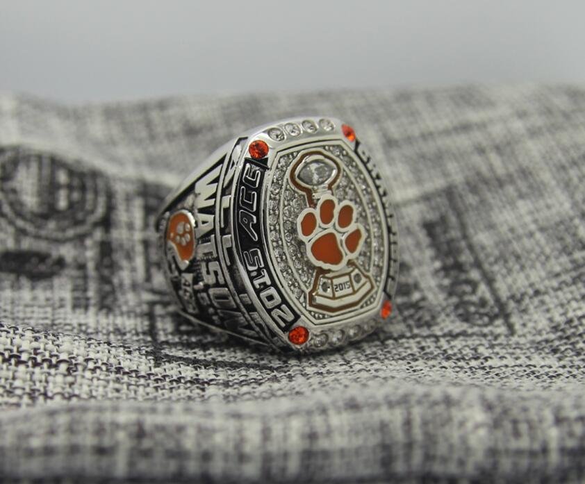 2015 Clemson tigers ACC National championship ring 8-14S for WATSON