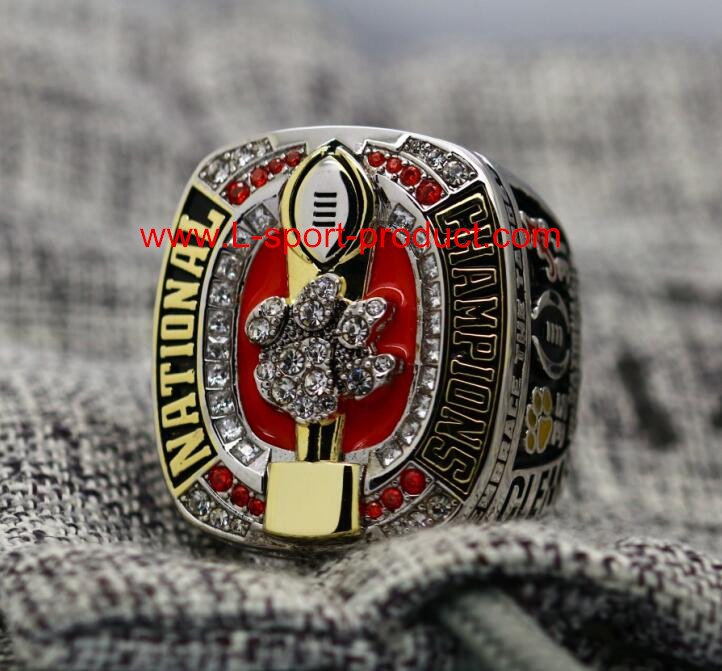 2016 2017 Clemson tigers NCAA championship ring 8S for WATSON COPPER VERSION