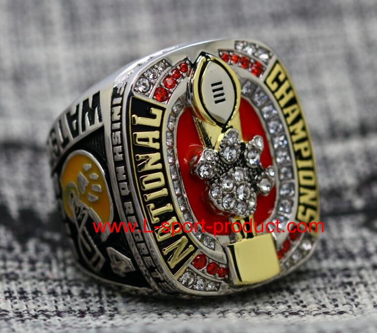 2016 2017 Clemson tigers NCAA championship ring 14S for WATSON COPPER VERSION