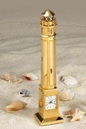 Bulova Alcatraz Lighthouse Miniature Clock - B0427