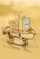 Bulova Tug Boat Miniature Clock - B0434