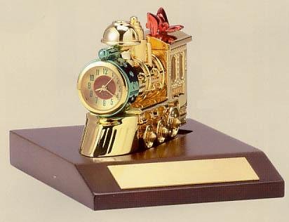 Bulova Holiday Train II Miniature Clock - B0423