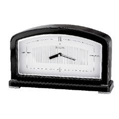 Bulova Aura contemporary black clock B7371