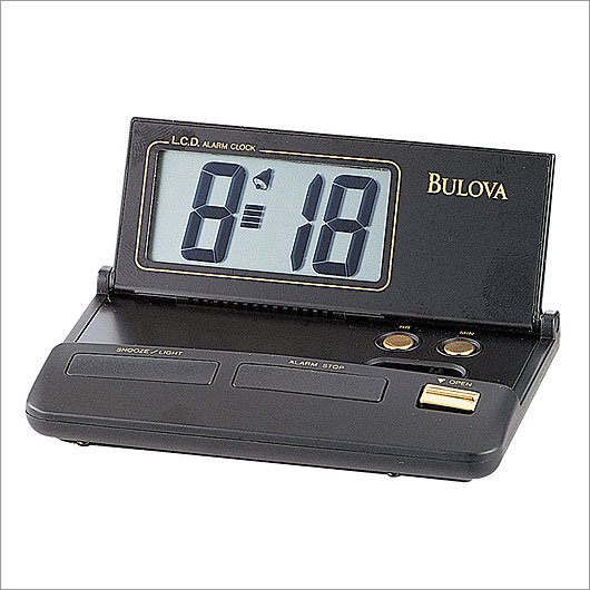 Bulova B6973 Reflex Travel Clock