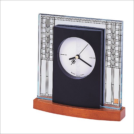 Bulova B7750 Frank Lloyd Wright - Glasner House Mantel Clock