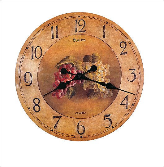 Bulova 18" Whittingham Fruit Wall Clock C3260