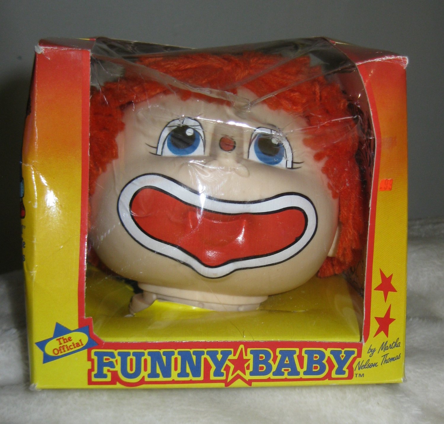 1984 Funny Baby Clown Head New In Box