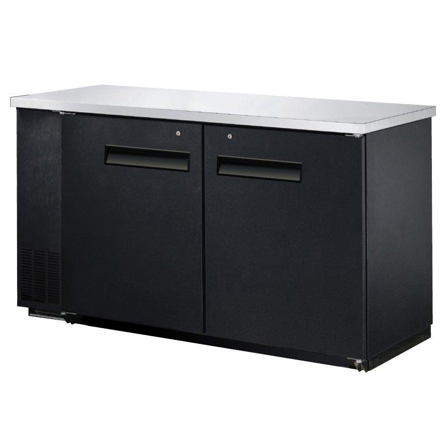 60" Back Bar Beer Bottle Cooler Refrigerator w/ Stainless Top UBB-24-60F