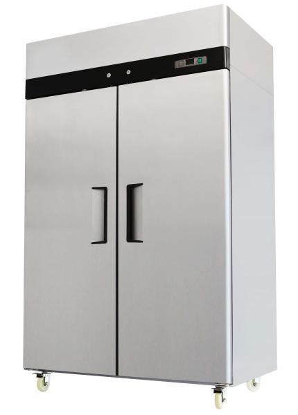 2 Double Door Commercial Stainless Steel FREEZER MBF8002 MBF-8002 44.5 Cu Ft