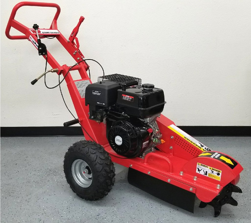 15HP Gas Powered Walk Behind Stump Grinder Wood Cutter