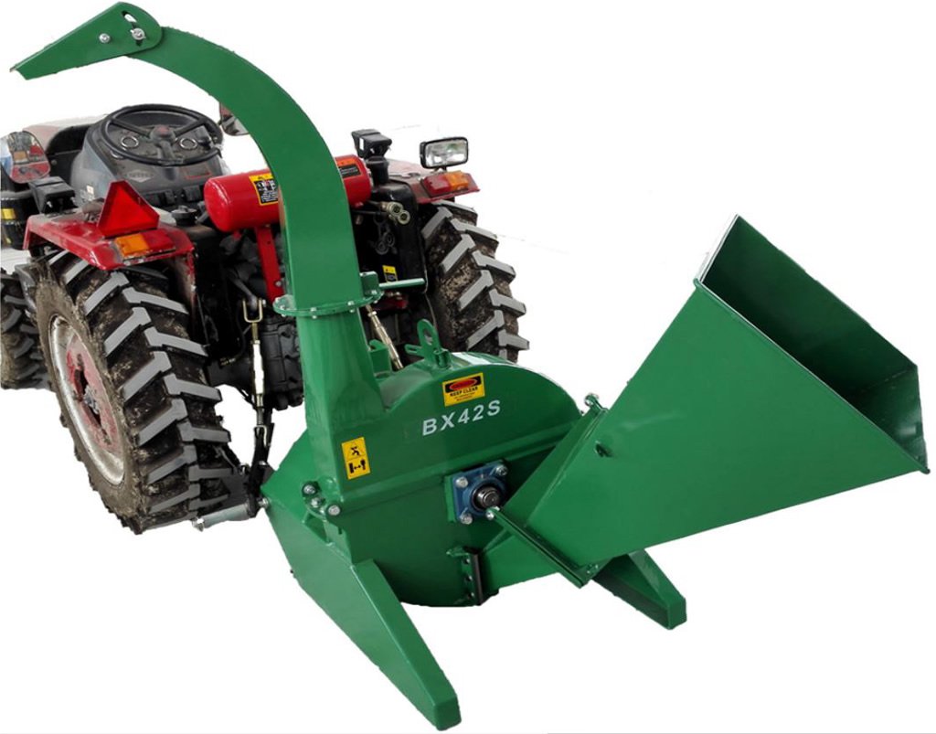 4"x10" PTO Tractor Wood Chipper Shredder BX42S GREEN 540-1000 RPM