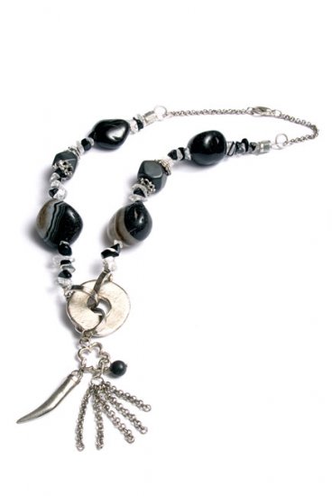 Smoky Quartz Beaded Necklace