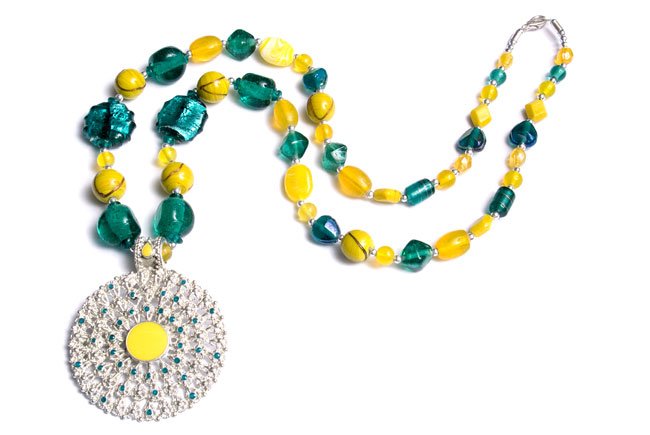 Sunflower Pendant