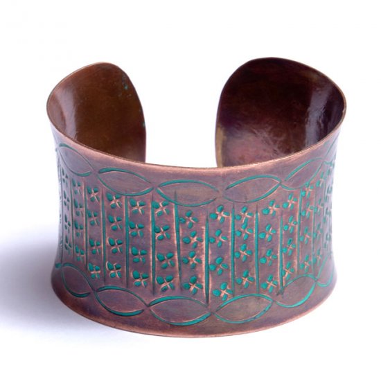 Trendy Copper Cuff Bracelet