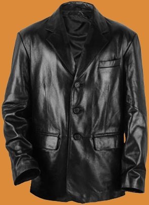 Italian Leather Blazer