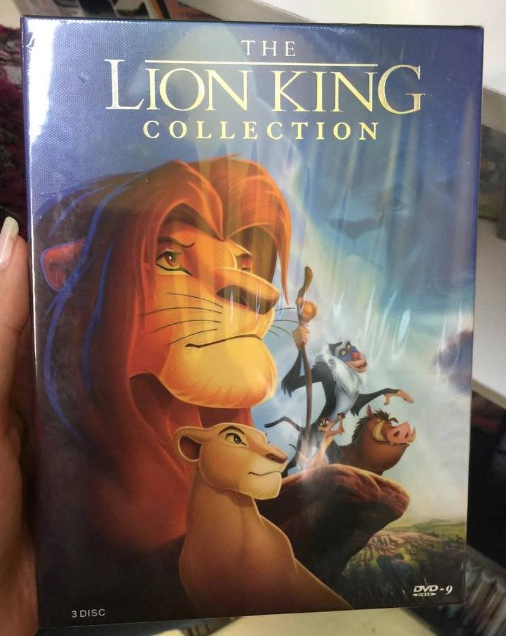 Disney Lion King Trilogy Complete Collection Movie DVD Boxset