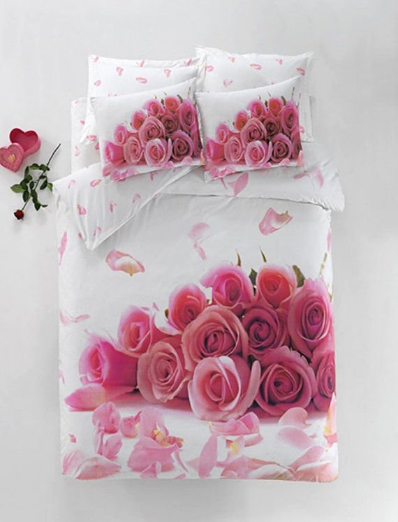 100% Cotton 3D Double Bedding Duvet Cover Set