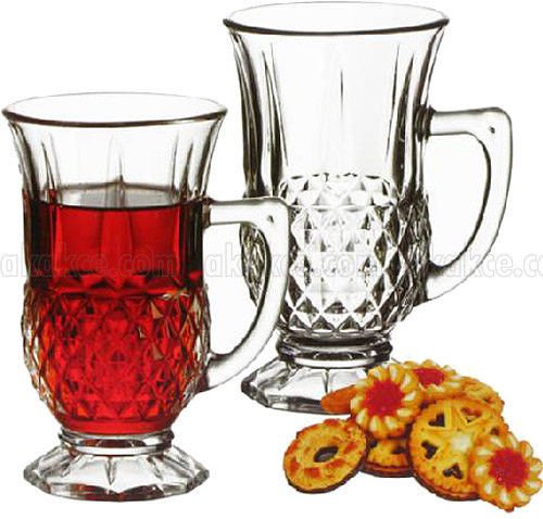Turkish Tea Coffee Serving Set 6 -Tea Glasses Cups-cup of tea