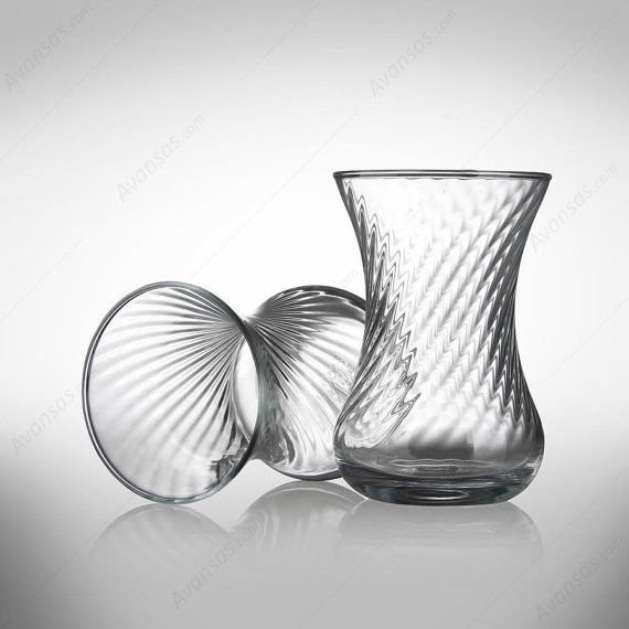 Turkish Tea Serving Set 6 -Tea Glasses Cups-cup of tea