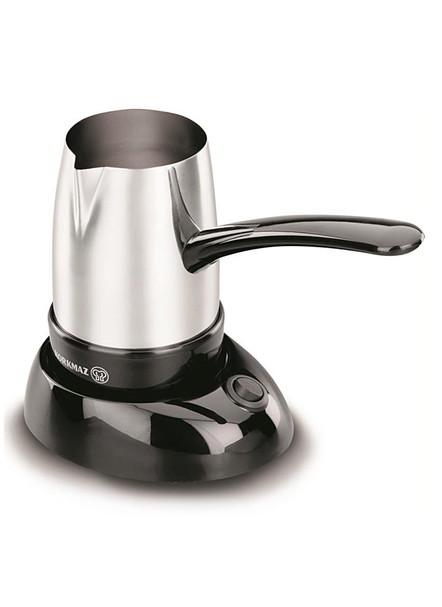 KORKMAZ ELECTRICAL TURKISH GREEK COFFEE MAKER POT KETTLE STAINLESS