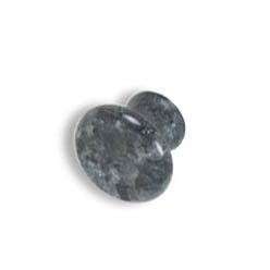 small mushroom knobs-Blue Pearl