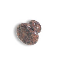 small mushroom knobs-Dakota Mahogany