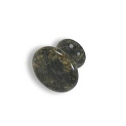 small mushroom knobs-Verde Butterfly