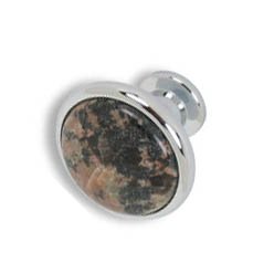 Cabinet knobs-chrome finished-Baltic Brown