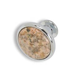 Cabinet knobs-chrome finished-Beige