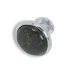 Cabinet knobs-chrome finished-Emerald Pearl