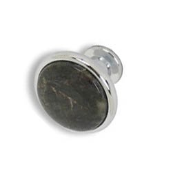 Cabinet knobs-chrome finished-Verde Butterfly