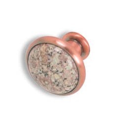 Cabinet konbs-brushed Antique copper- Almond Mauve