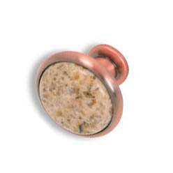 Cabinet konbs-brushed Antique copper- Beige