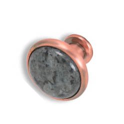 Cabinet konbs-brushed Antique copper- Blue Pearl