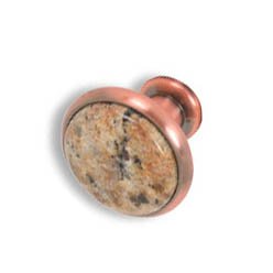Cabinet konbs-brushed Antique copper- Giallo Veneziano