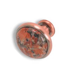 Cabinet konbs-brushed Antique copper- Terra Cotta