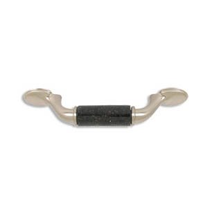 designer pull-500pulls-Brushed Nickel Finish-Black Galaxy