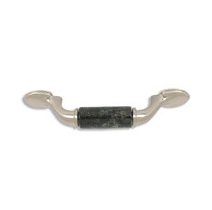 designer pull-500pulls-Brushed Nickel Finish-Emerald Pearl