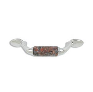 designer pull-500pulls-Chrome Finish-Dakota Mahogany