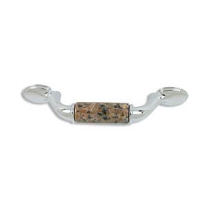 designer pull-500pulls-Chrome Finish-Tropical Brown